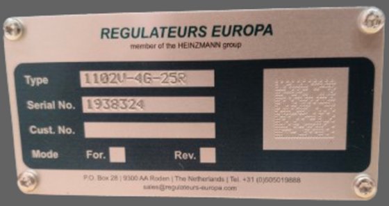 REGULATEURS EUROPA 1102V-4G-25R