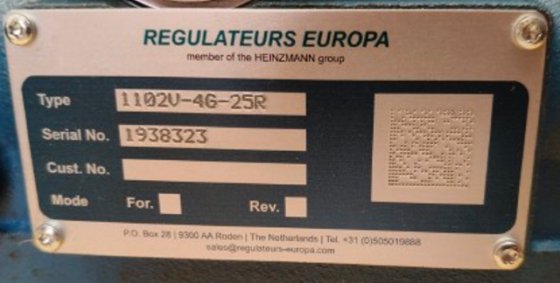 REGULATEURS EUROPA 1102V-4G-25R