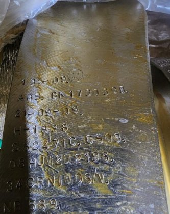 16V32/40補機クランクシャフト