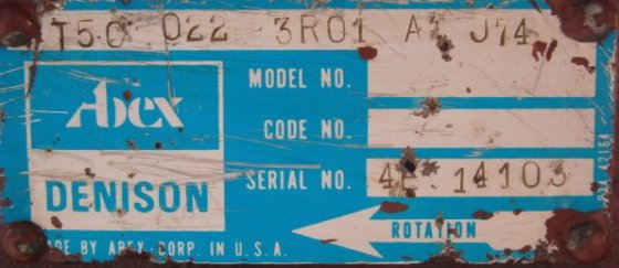 6N-67 VK 油圧機器