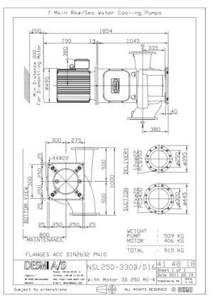 DESMI NSL250-330B/D16