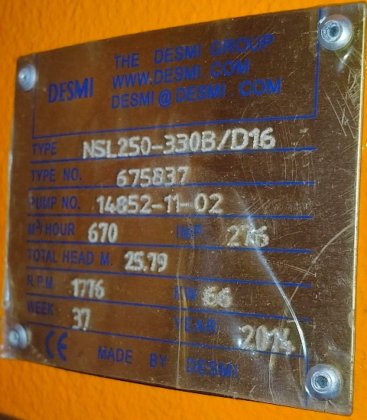 DESMI NSL250-330B/D16