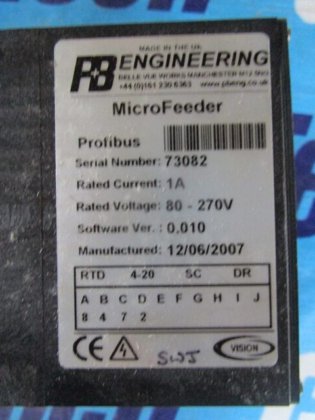 P&B 保护继电器 VISION 微喂料机 -