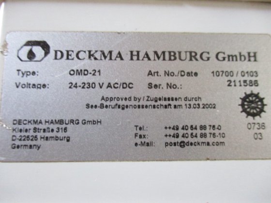 OMD - 21 辅助设备