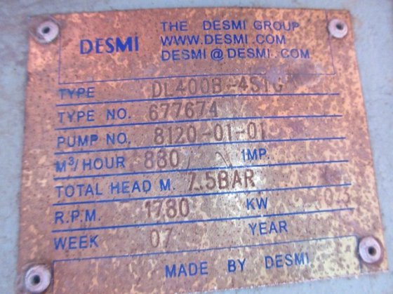 2010 DESMI Y2E2-315L3-4