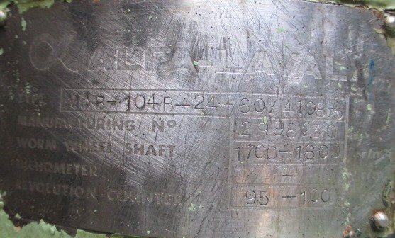 ALFA LAVAL MAB 104