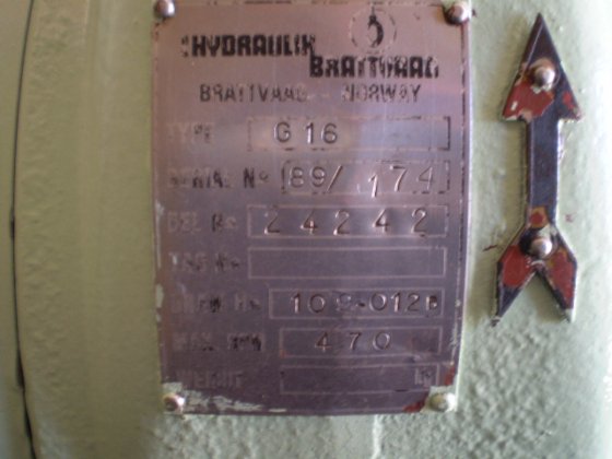 1986 BRATTVAAG G 16