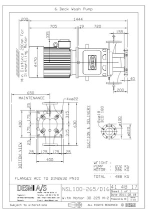 DESMI NSL 100-265/D16