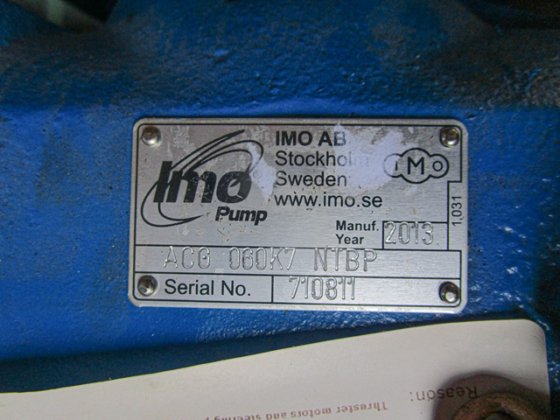2013 IMO PUMP ACG 060K7