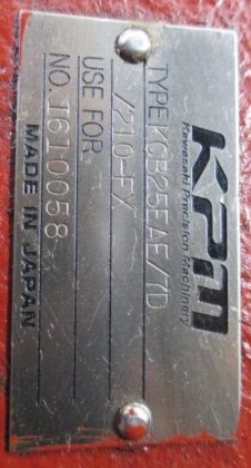 KCB 25 EAE/7D/210-FX 液压系统