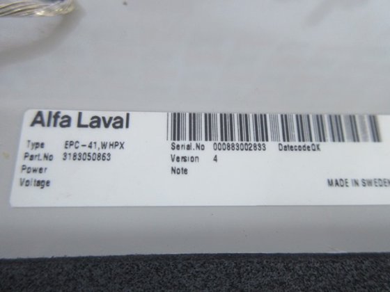 ALFA LAVAL EPC 41 WHPX
