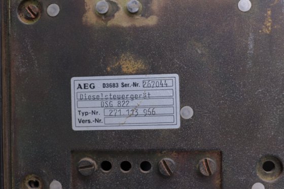 PANEL SYSTÈME AEG DSG 822