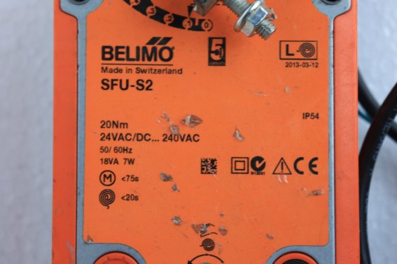 旋转执行器失效安全 SFU – S2