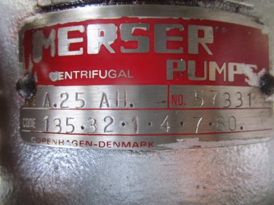 MERSER PUMP A.25AH