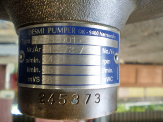 DESMI PUMP ESD 13-001