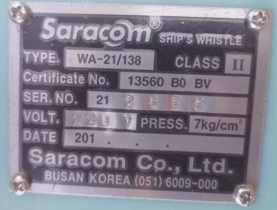 2018 SARACOM WA-21/138