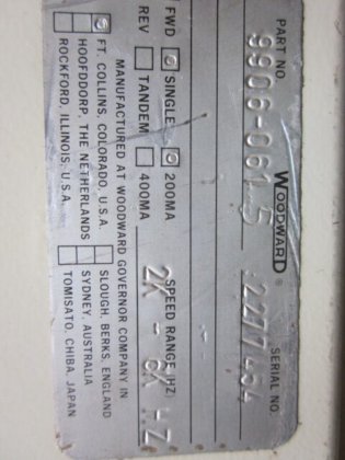 Painel de controle 2301A