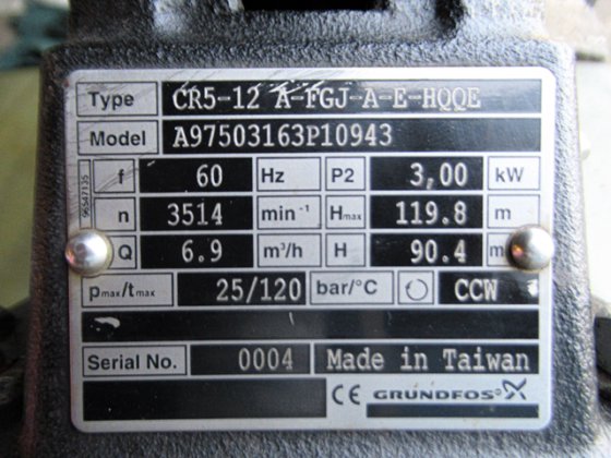 GRUNDFOS A97503163P10943