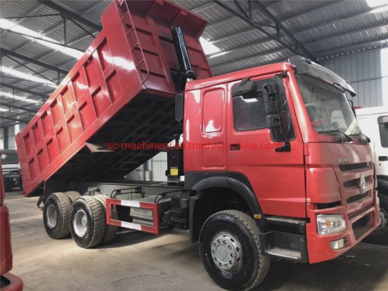 价格便宜的中国二手HOWO中国重汽6X4矿用自卸车