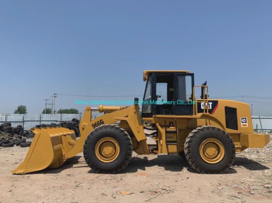 使用済み7tonホイールローダーキャタピラー966gホイールペイローダーチャージャー