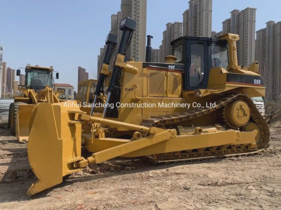廉价高效的液压日本二手Cat D8r D7r履带式推土机