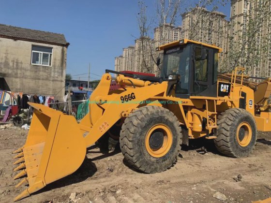 轮式装载机 原装日本卡特彼勒 966g 轮式装载机
