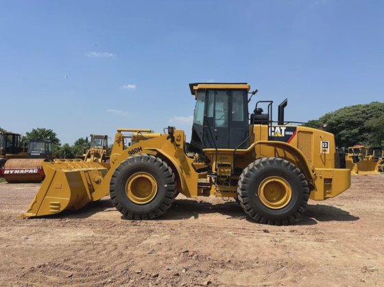 中古の猫980hキャタピラーウィールローダー高品質ローダー良好な状態