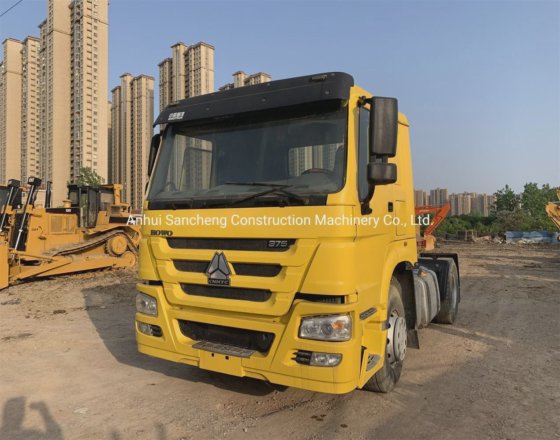 高品質低価格 371HP 中古HOWO 4X2 トラクターユニット