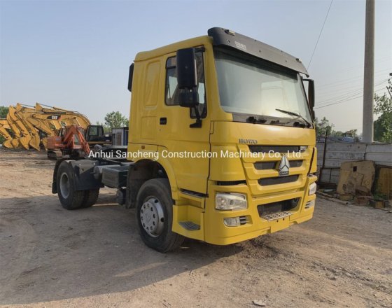 高品質低価格 371HP 中古HOWO 4X2 トラクターユニット