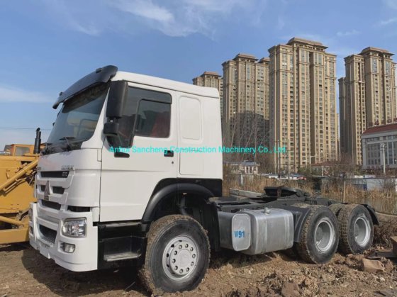 工作良好的中国HOWO 375HP卡车头HOWO 6X4拖拉机