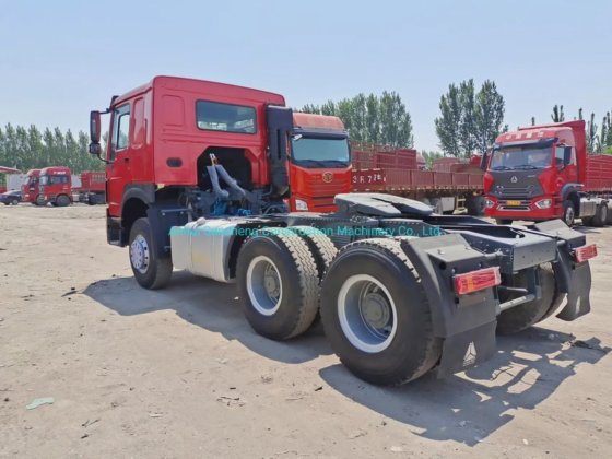 二手豪沃375马力卡车头中国重汽6X4牵引车
