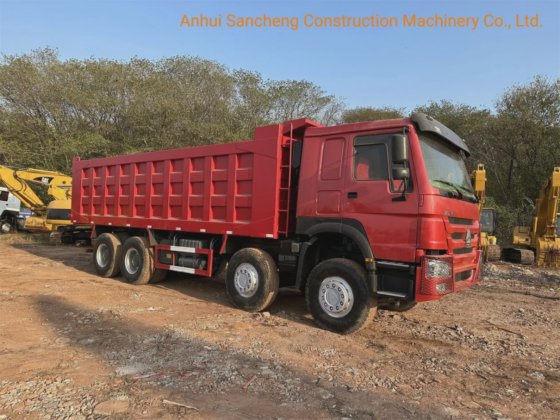 2020年二手中国重汽HOWO重卡8X4/6X4自卸车/自卸车12轮卡车420马力