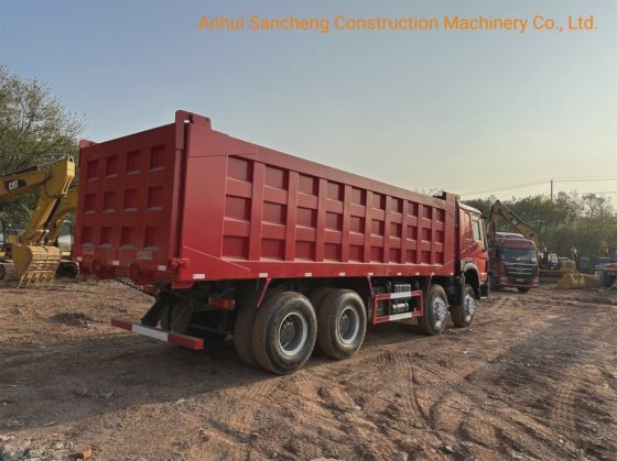 2020年二手中国重汽HOWO重卡8X4/6X4自卸车/自卸车12轮卡车420马力