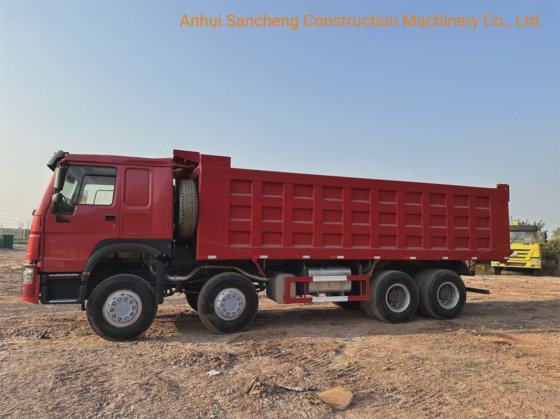 2020年二手中国重汽HOWO重卡8X4/6X4自卸车/自卸车12轮卡车420马力