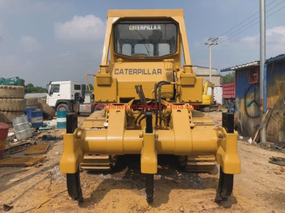 二手日本推土机Cat D8K D8履带式推土机，带开沟器