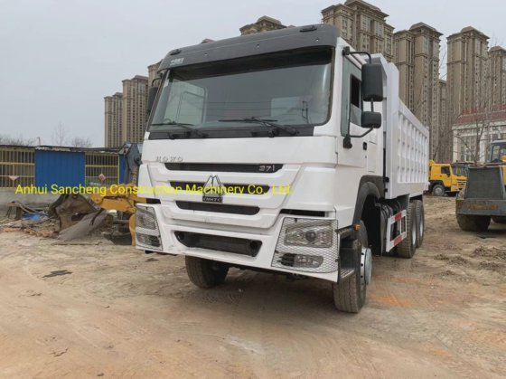 廉价的二手中国重汽HOWO 6X4自卸车在非洲很受欢迎