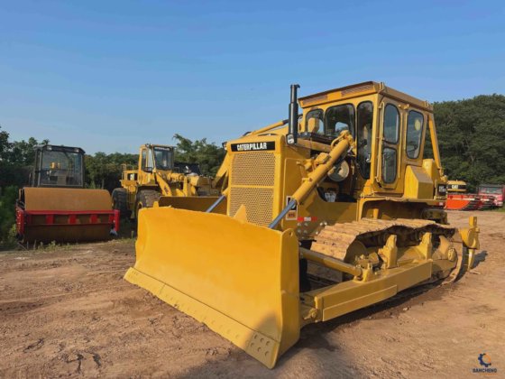 中古のキャタピラーD7g クローラブルドーザー キャットD7g ブルドーザー 土木作業