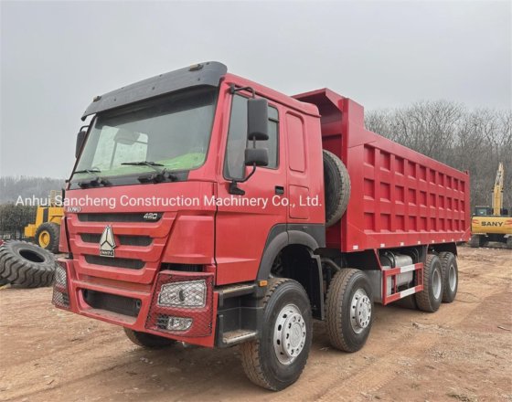 中古8X4トラックHOWO420中古鉱業ダンプティッパートラック販売中