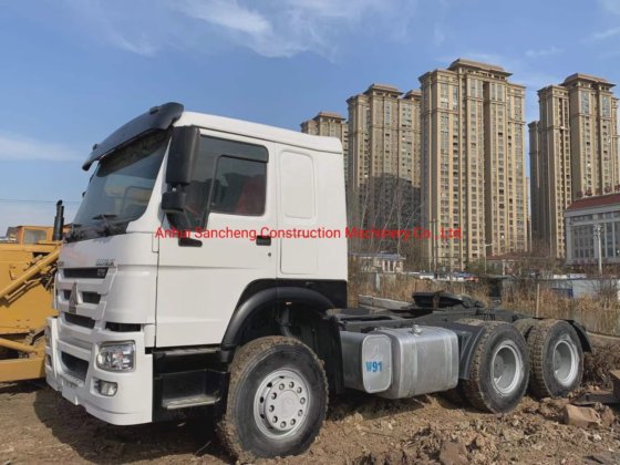 高品質の中古中国製HOWOトラックヘッド6X4ダンプトラック