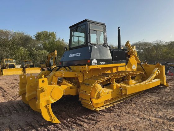 中古のシャントイSD22ブルドーザー22tons油圧クローラーブルドーザー