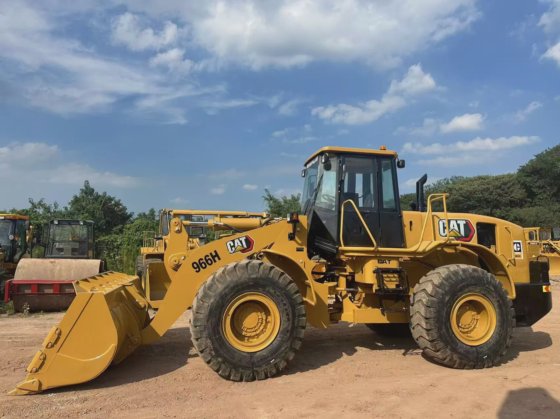 中古のキャタピラー966hホイールローダーキャット966hローダー6tフロントエンドホイールローダー