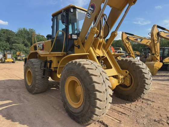 中古のキャタピラー966hホイールローダーキャット966hローダー6tフロントエンドホイールローダー