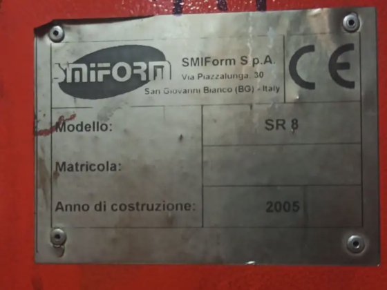 2005 SMIFORM SR 8