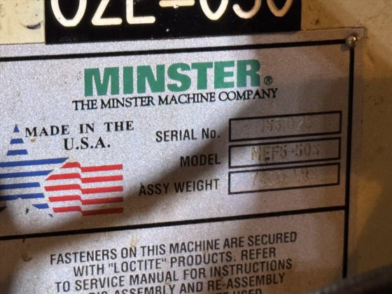 2001 Minster E2-600-144