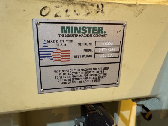 2001 Minster E2-600-144