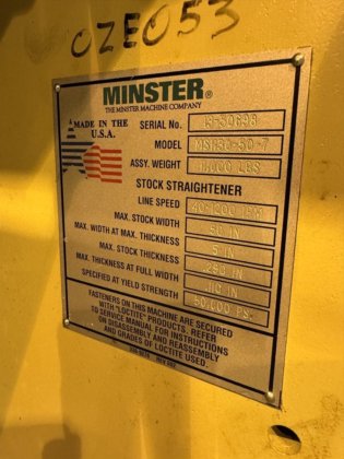 2001 Minster E2-600-144