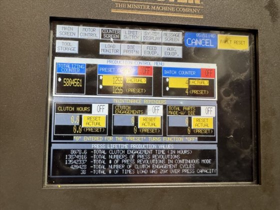 2001 Minster E2-600-144