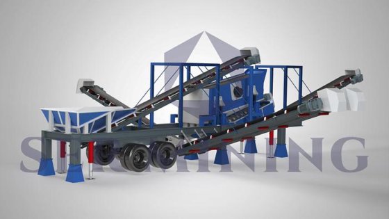 容量と投入サイズを調整できるポータブルスクリーンウォッシャー