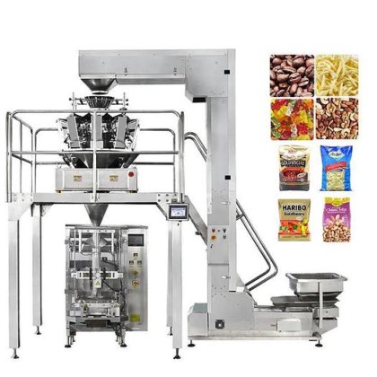 多機能の正方形のキャンデーグミの包装の複数のヘッド秤量機のパッキング機械堅いキャンデー