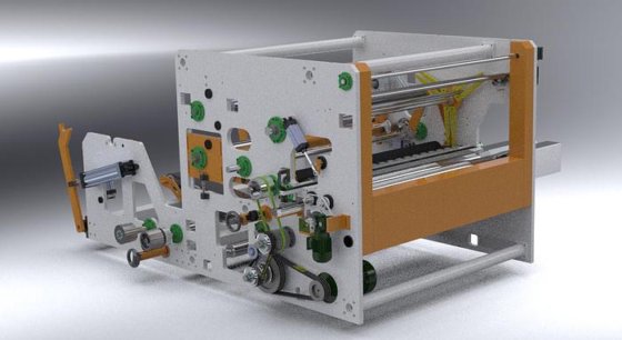 高速全自动穿孔复卷分条机